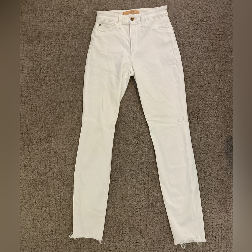 Joe's Jeans High Rise Charlie White Skinny Jeans